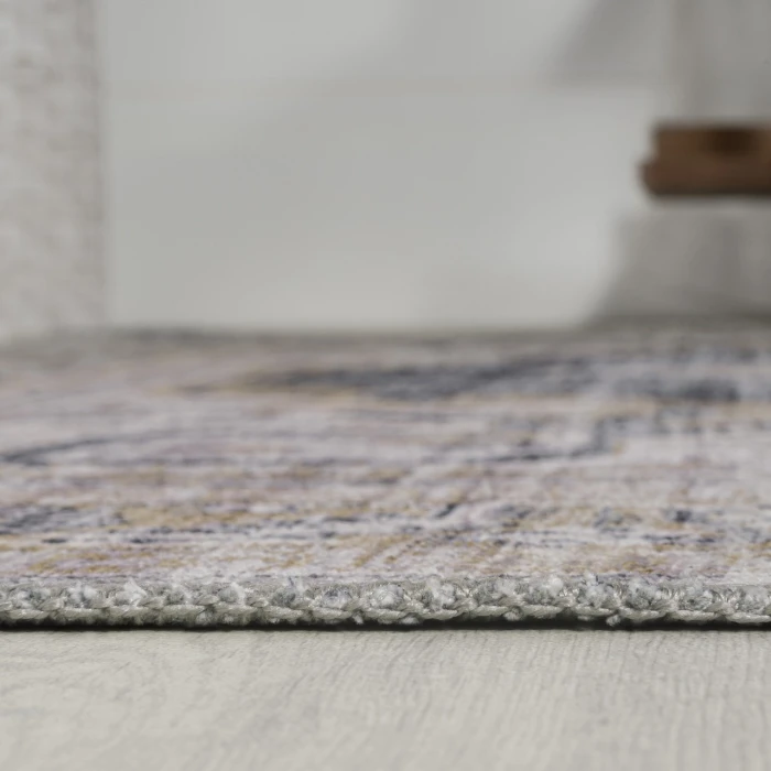 Jonathan Y WASHABLE Gray WSH202D 2ft. X 8ft. Rect. Rug