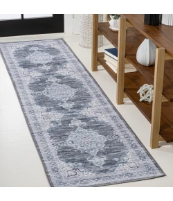 Jonathan Y WASHABLE Black WSH203A 2ft. X 8ft. Rect. Rug