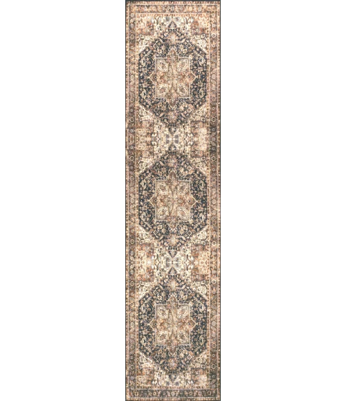 Jonathan Y WASHABLE Cream WSH301A 2ft. X 8ft. Rect. Rug