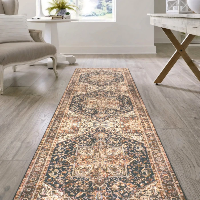 Jonathan Y WASHABLE Cream WSH301A 2ft. X 8ft. Rect. Rug