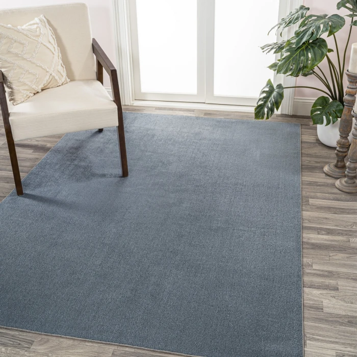Jonathan Y WASHABLE Blue WSH300B 5ft.3in. X 7ft.7in. Rect. Rug