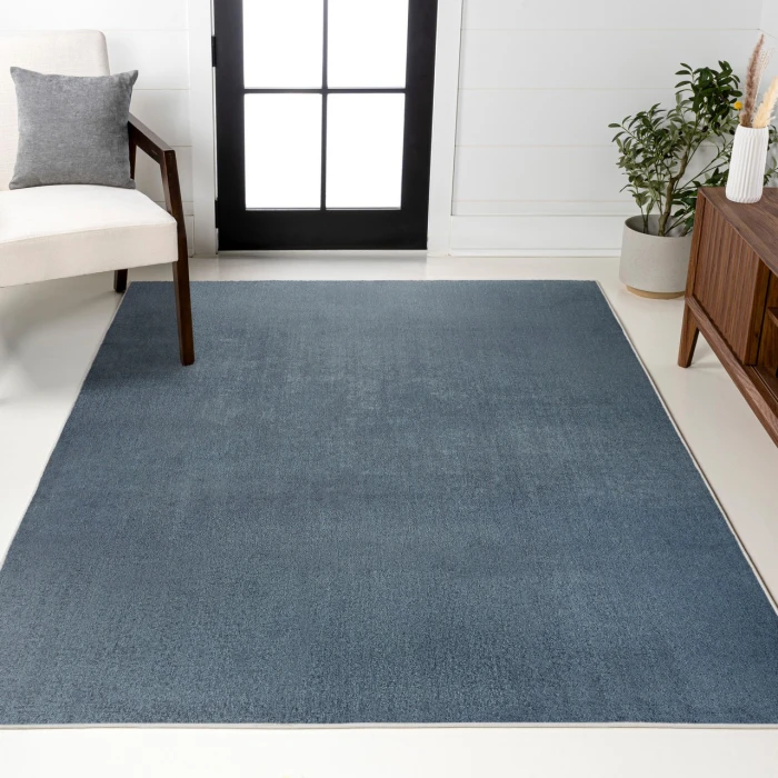 Jonathan Y WASHABLE Blue WSH300B 5ft.3in. X 7ft.7in. Rect. Rug