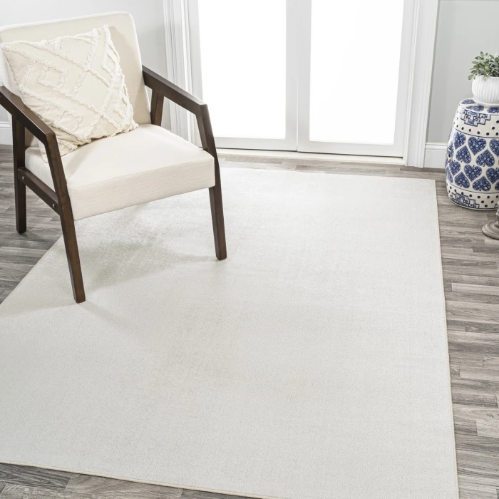 Jonathan Y WASHABLE Cream WSH300E 4ft. X 6ft. Rect. Rug
