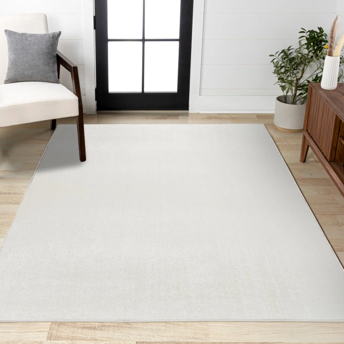 Jonathan Y WASHABLE Cream WSH300E 4ft. X 6ft. Rect. Rug