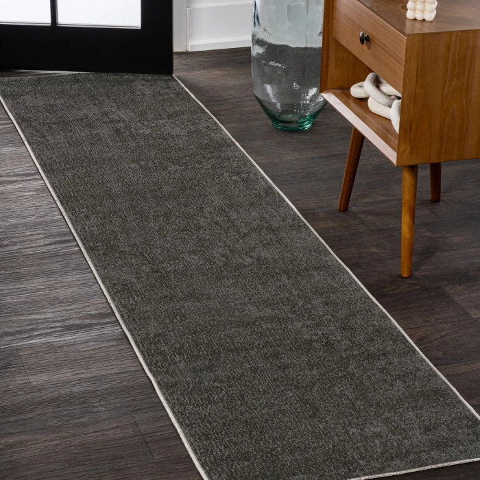 Jonathan Y WASHABLE Cream WSH301A 2ft. X 7ft.-10in. Rect. Rug