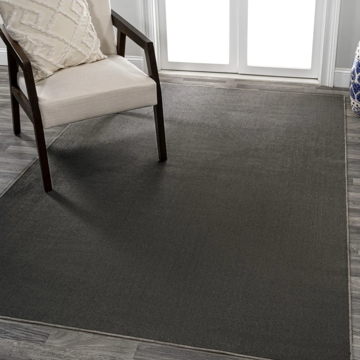 Jonathan Y WASHABLE Gray WSH300I 4ft. X 6ft. Rect. Rug