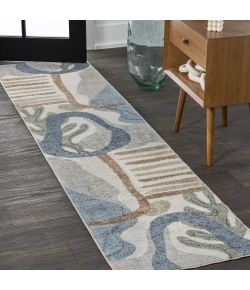 Jonathan Y WASHABLE Cream WSH302A 2ft. X 7ft.-10in. Rect. Rug