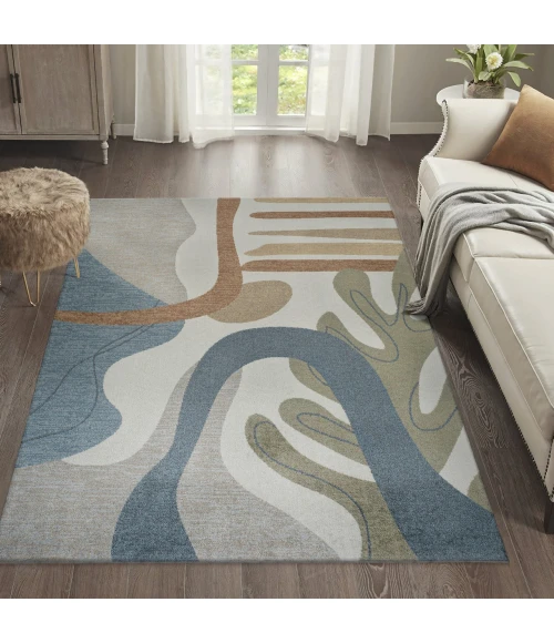 Jonathan Y WASHABLE Cream WSH302A 7ft.-10in. X 10ft. Rect. Rug