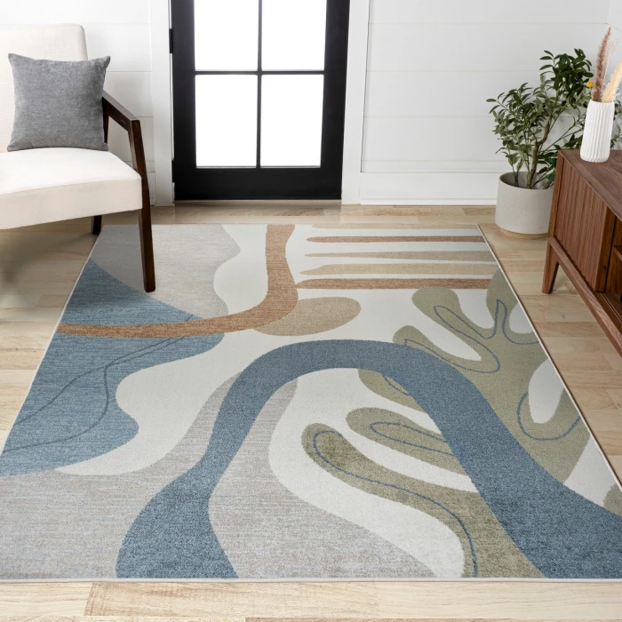 Jonathan Y WASHABLE Cream WSH301A 4ft. X 6ft. Rect. Rug