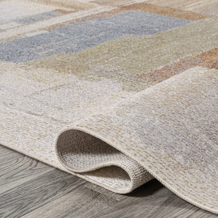 Jonathan Y WASHABLE Gray WSH303A 2ft. X 7ft.-10in. Rect. Rug