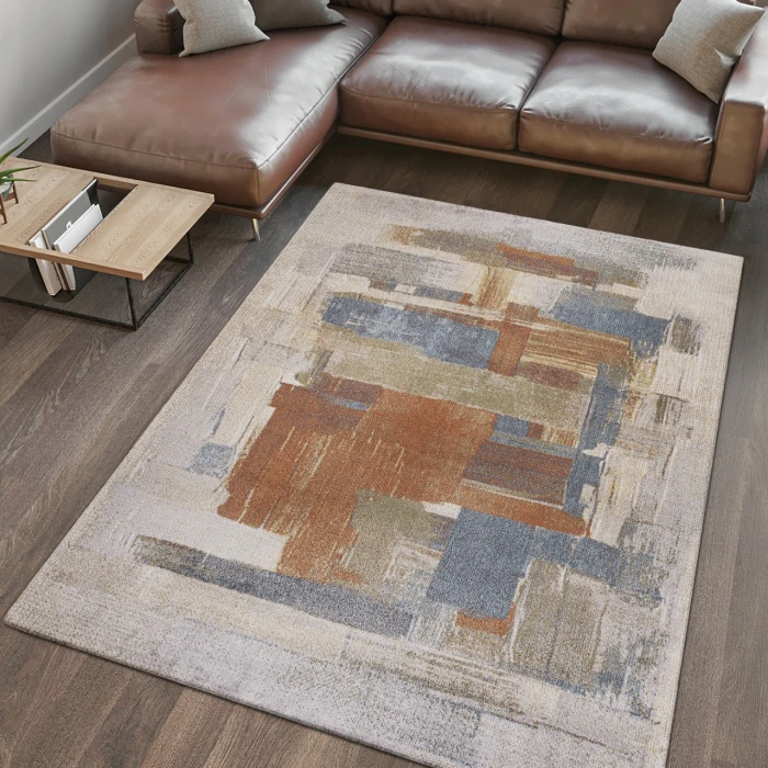 Jonathan Y WASHABLE Cream WSH302A 4ft. X 6ft. Rect. Rug