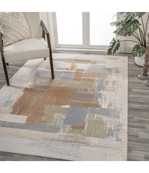 Jonathan Y WASHABLE Cream WSH302A 4ft. X 6ft. Rect. Rug