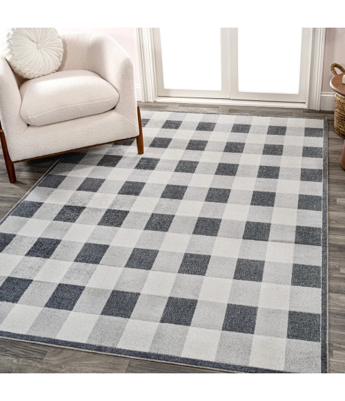 Jonathan Y WASHABLE Gray WSH303A 5ft.3in. X 7ft.7in. Rect. Rug