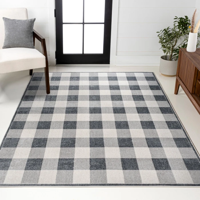 Jonathan Y WASHABLE Gray WSH303A 2ft.-11in. X 4ft.-11in. Rect. Rug