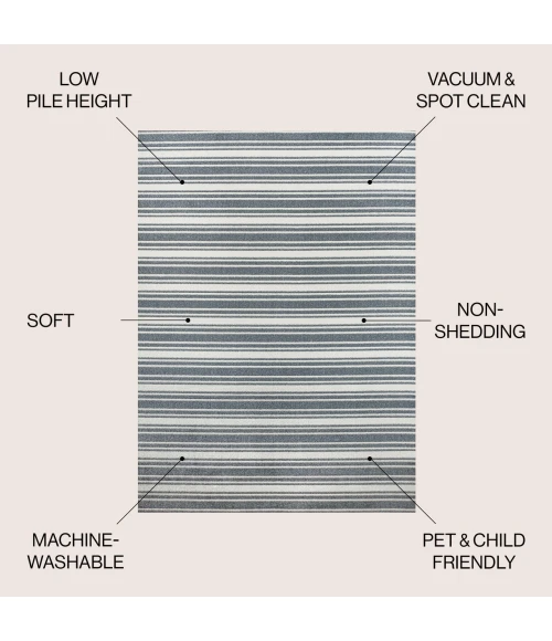 Jonathan Y WASHABLE Cream WSH304A 2ft.-11in. X 4ft.-11in. Rect. Rug