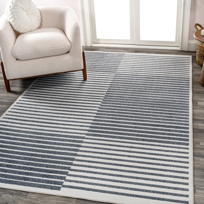 Jonathan Y WASHABLE Gray WSH305A 2ft.-11in. X 4ft.-11in. Rect. Rug