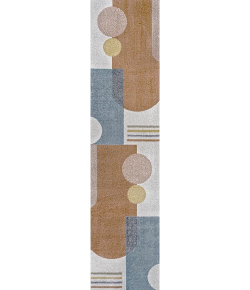 Jonathan Y WASHABLE Cream WSH308A 2ft. X 7ft.-10in. Rect. Rug