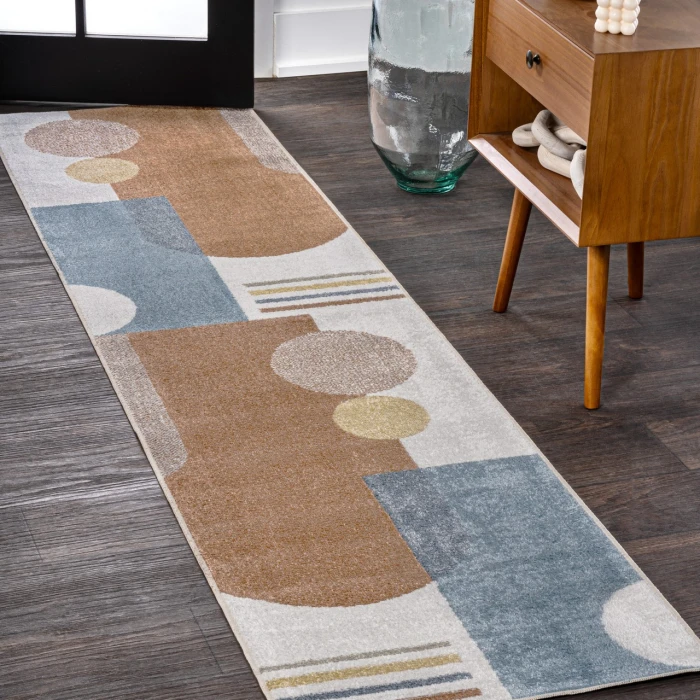 Jonathan Y WASHABLE Cream WSH308A 2ft. X 7ft.-10in. Rect. Rug