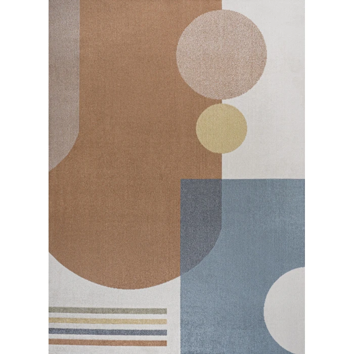Jonathan Y WASHABLE Cream WSH306A 5ft.3in. X 7ft.7in. Rect. Rug