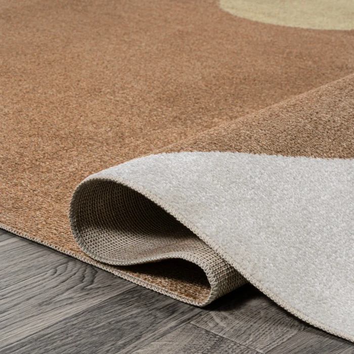 Jonathan Y WASHABLE Cream WSH306A 5ft.3in. X 7ft.7in. Rect. Rug