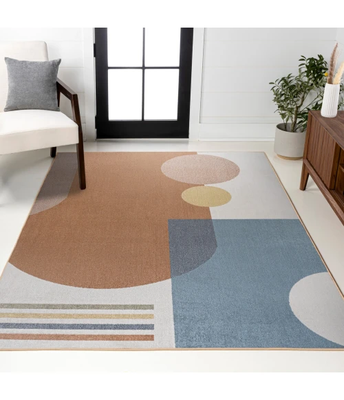 Jonathan Y WASHABLE Cream WSH306A 5ft.3in. X 7ft.7in. Rect. Rug