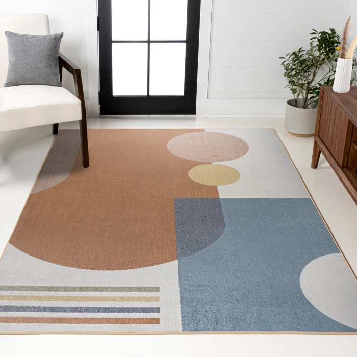 Jonathan Y WASHABLE Cream WSH306A 5ft.3in. X 7ft.7in. Rect. Rug