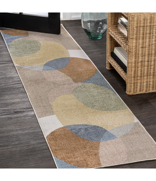 Jonathan Y WASHABLE Blue WSH309A 2ft. X 7ft.-10in. Rect. Rug
