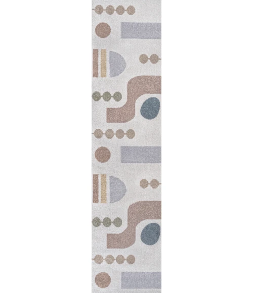 Jonathan Y WASHABLE Cream WSH310A 2ft. X 7ft.-10in. Rect. Rug
