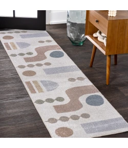 Jonathan Y WASHABLE Cream WSH310A 2ft. X 7ft.-10in. Rect. Rug