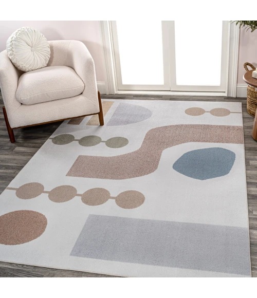 Jonathan Y WASHABLE Cream WSH310A 7ft.-10in. X 10ft. Rect. Rug