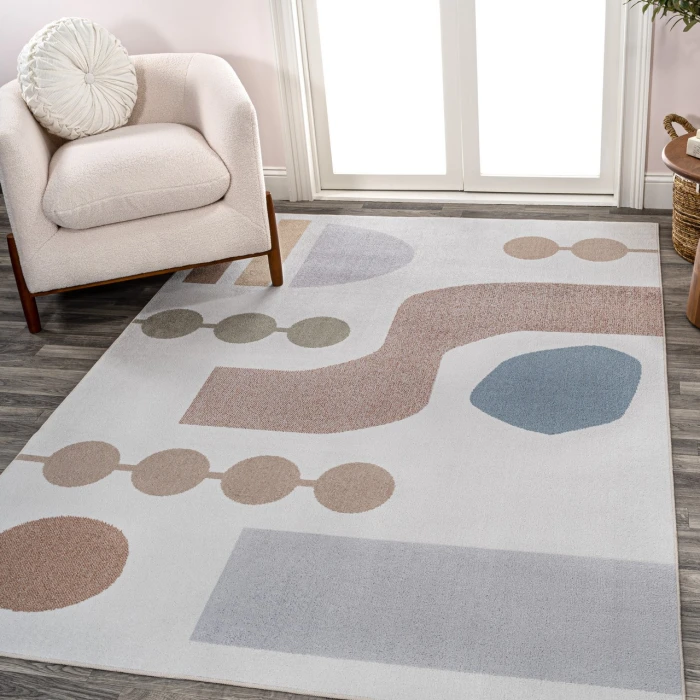 Jonathan Y WASHABLE Cream WSH310A 7ft.-10in. X 10ft. Rect. Rug