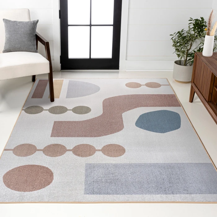 Jonathan Y WASHABLE Cream WSH310A 7ft.-10in. X 10ft. Rect. Rug