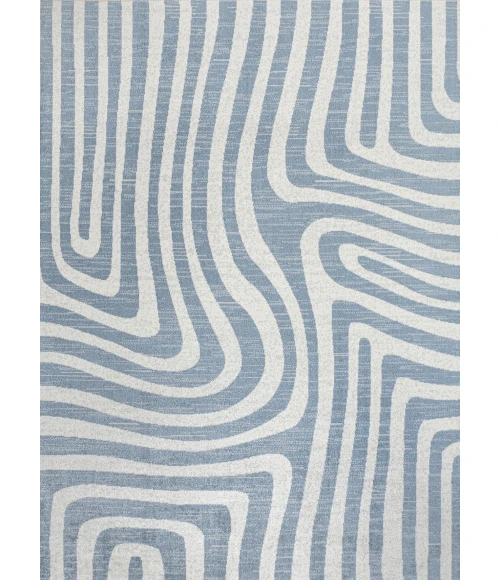 Jonathan Y WASHABLE Blue WSH309A 5ft.3in. X 7ft.7in. Rect. Rug