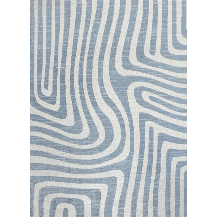 Jonathan Y WASHABLE Blue WSH309A 5ft.3in. X 7ft.7in. Rect. Rug