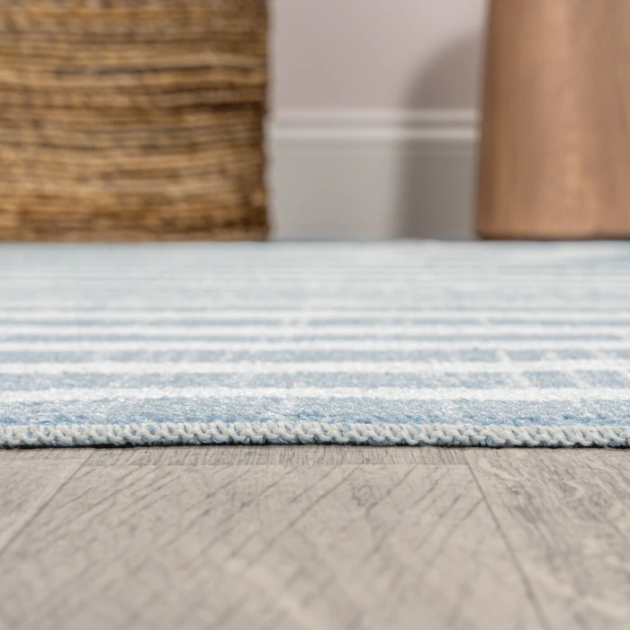 Jonathan Y WASHABLE Blue WSH309A 5ft.3in. X 7ft.7in. Rect. Rug