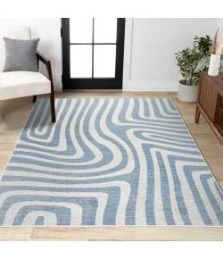 Jonathan Y WASHABLE Blue WSH309A 2ft.-11in. X 5ft. Rect. Rug