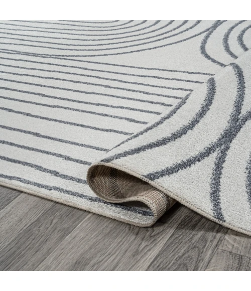 Jonathan Y WASHABLE Cream WSH310A 5ft.3in. X 7ft.7in. Rect. Rug