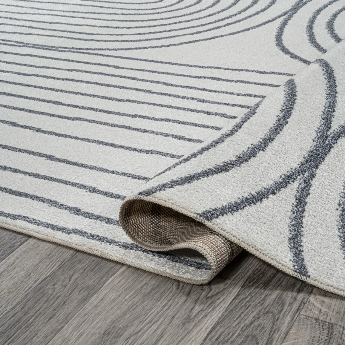 Jonathan Y WASHABLE Cream WSH310A 5ft.3in. X 7ft.7in. Rect. Rug