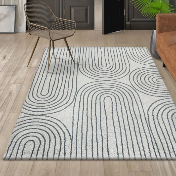 Jonathan Y WASHABLE Cream WSH310A 5ft.3in. X 7ft.7in. Rect. Rug