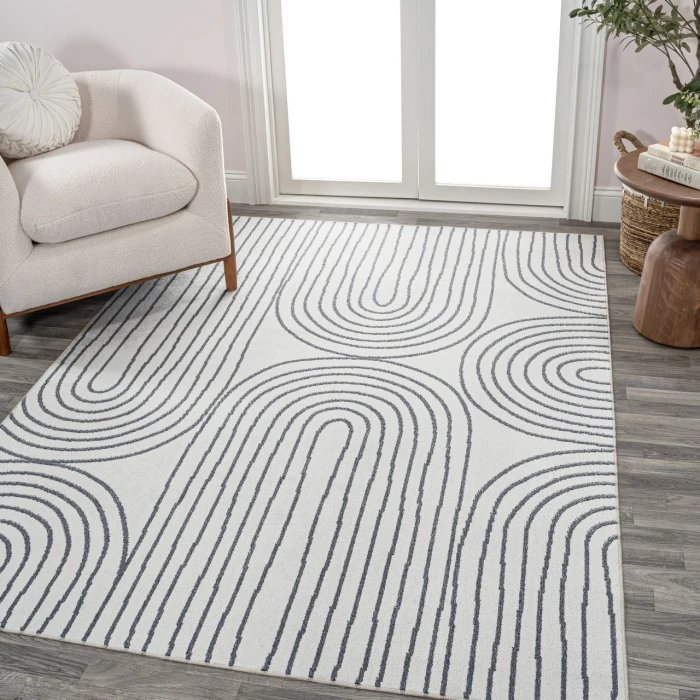 Jonathan Y WASHABLE Cream WSH310A 5ft.3in. X 7ft.7in. Rect. Rug