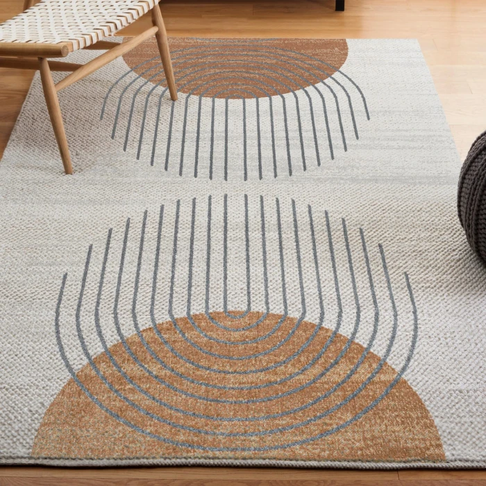 Jonathan Y WASHABLE Cream WSH311A 5ft.3in. X 7ft.7in. Rect. Rug