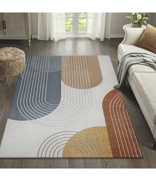 Jonathan Y WASHABLE Multi-Colored WSH312A 5ft.3in. X 7ft.7in. Rect. Rug