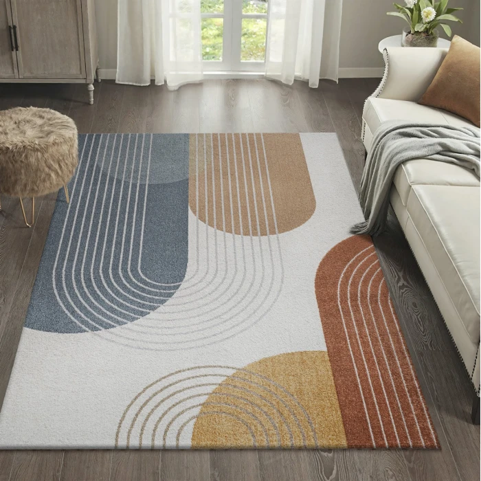 Jonathan Y WASHABLE Multi-Colored WSH312A 4ft. X 6ft. Rect. Rug
