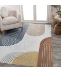 Jonathan Y WASHABLE Multi-Colored WSH312A 5ft.3in. X 7ft.7in. Rect. Rug