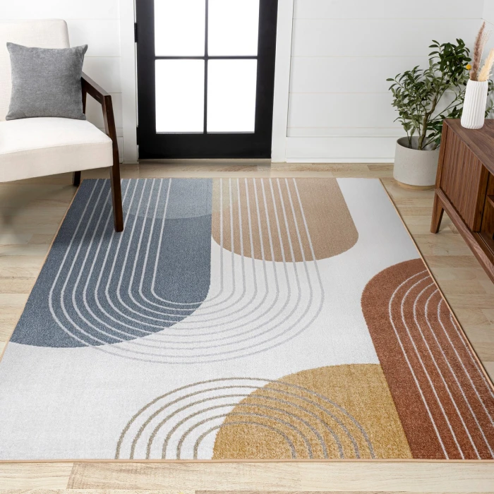 Jonathan Y WASHABLE Multi-Colored WSH312A 4ft. X 6ft. Rect. Rug