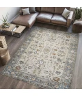 Jonathan Y WASHABLE Cream WSH314A 5ft.3in. X 7ft.7in. Rect. Rug