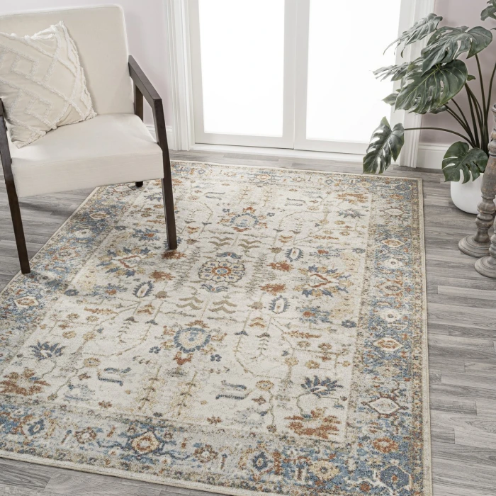 Jonathan Y WASHABLE Cream WSH315A 7ft.-10in. X 10ft. Rect. Rug