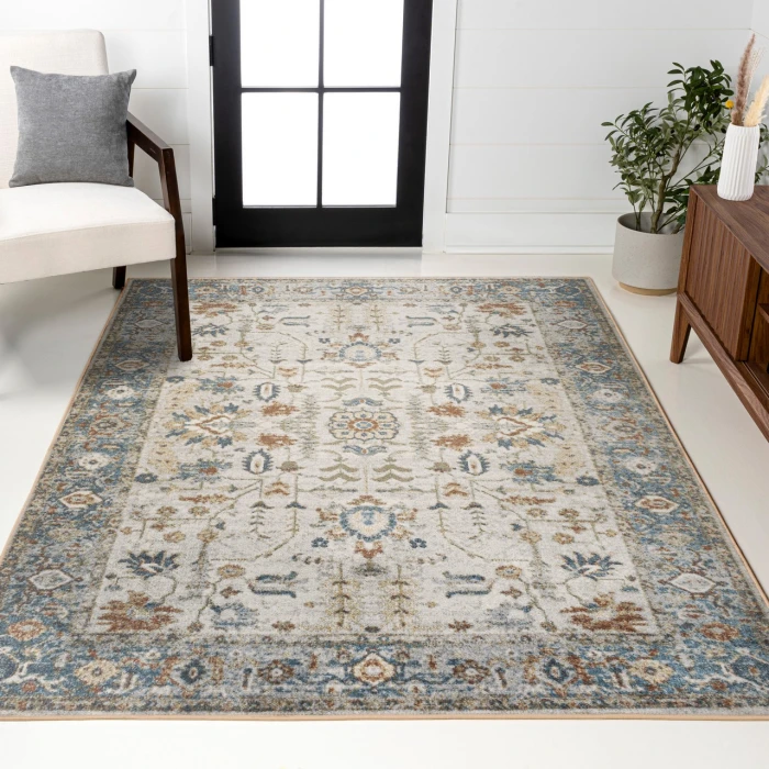 Jonathan Y WASHABLE Cream WSH315A 7ft.-10in. X 10ft. Rect. Rug