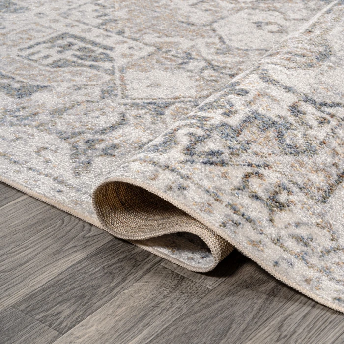 Jonathan Y WASHABLE Cream WSH316B 2ft. X 7ft.-10in. Rect. Rug
