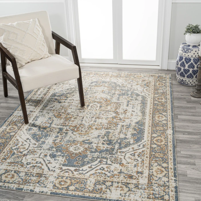 Jonathan Y WASHABLE Green WSH316C 7ft.-10in. X 10ft. Rect. Rug